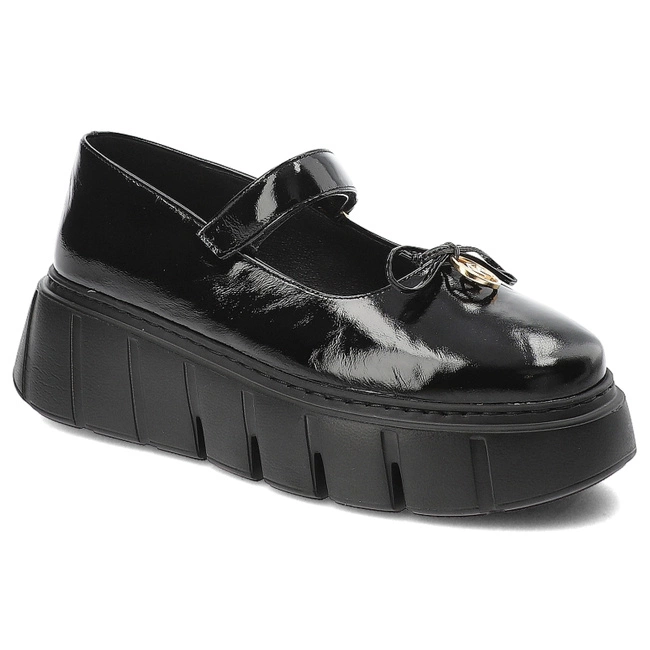 Poltopánky Karino - 5308/090-P Czarny/Naplak