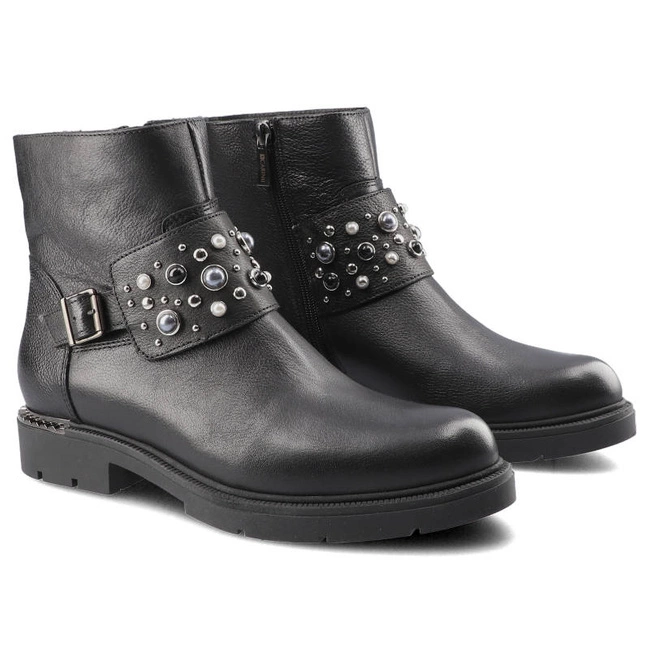 Členkové Topánky Carinii - B4483_-J23-000-POL-D06 Czarny