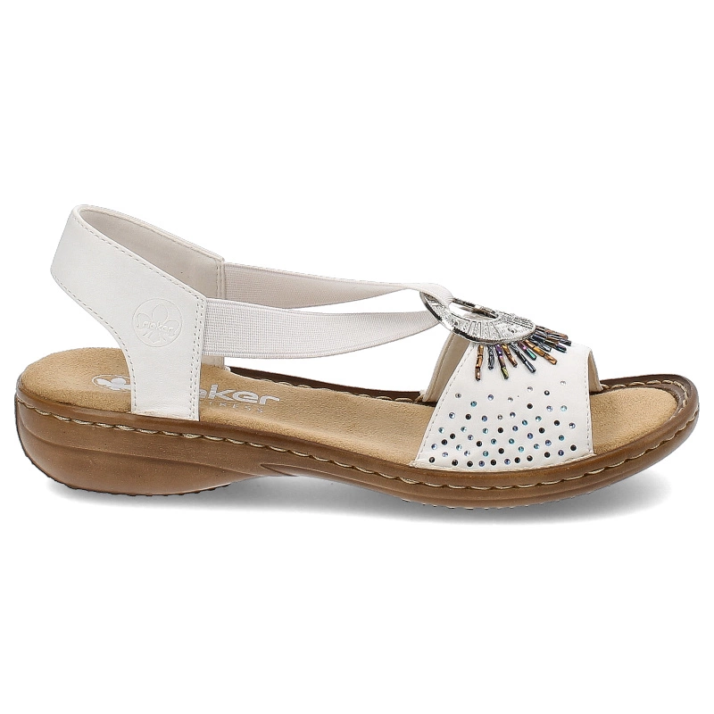 Sandále Rieker - 60880-80 White