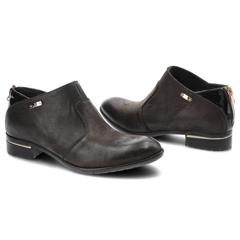 Poltopánky Carinii - B2139-360-037-000-769 Samuel 04/Lakier Czarny