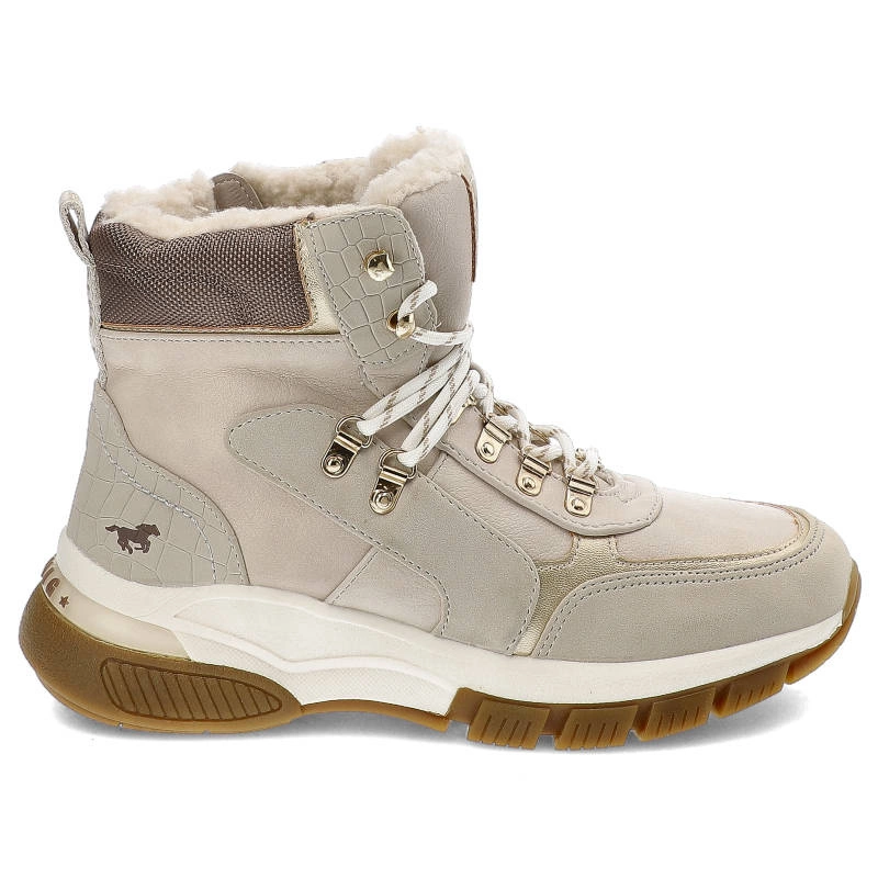 Členkové Topánky Mustang - 1367-602-243 Ivory 51C0012