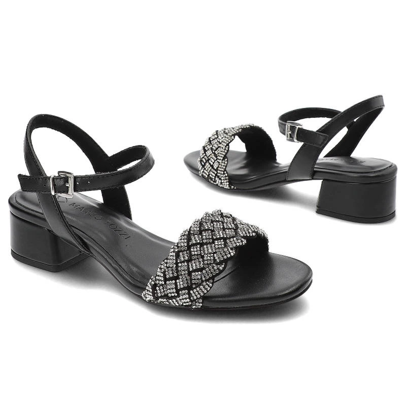 Sandále Marco Tozzi - 2-28207-20 098 Black Comb