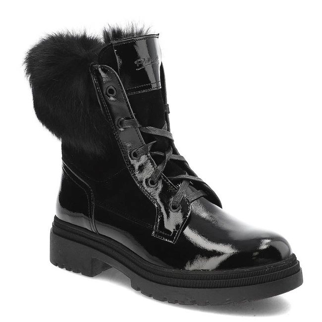 Členkové Topánky Pollonus - 5-1453-002 Czarny Naplak+Welur