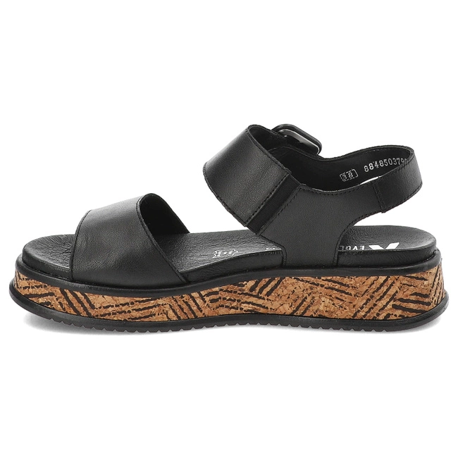 Sandále Rieker - W0800-00 Black