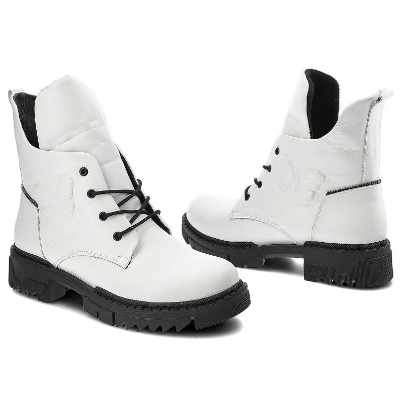 Členkové Topánky Ravini - 1800 White