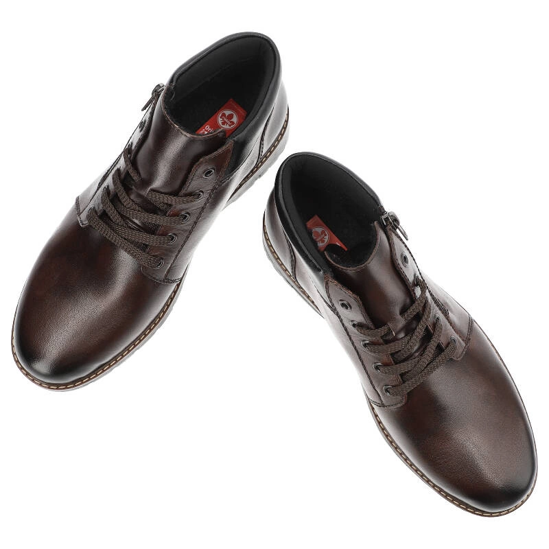 Šnúrovacie Členkové Topánky Rieker - 10502-25 Brown