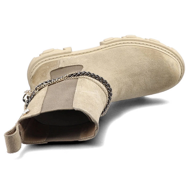 Členkové Topánky Carinii - B5962_-O17-000-000-E33 Beż