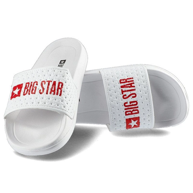 Šľapky Big Star - GG374803 Biały