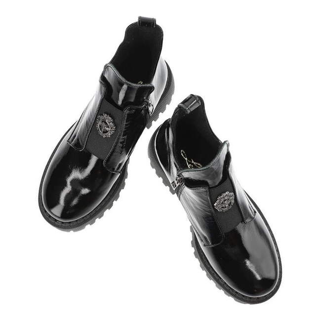 Členkové Topánky Lemar - 60451 Naplak Czarny