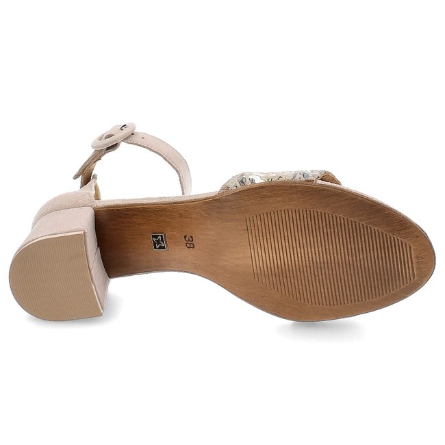 Sandále Maciejka - 04141-49/00-5 Beż+Kwiaty