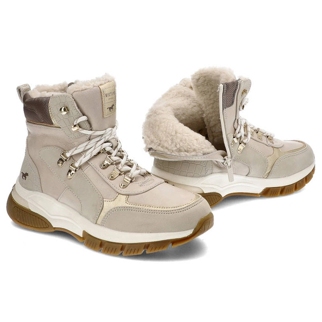 Členkové Topánky Mustang - 1367-602-243 Ivory 51C0012