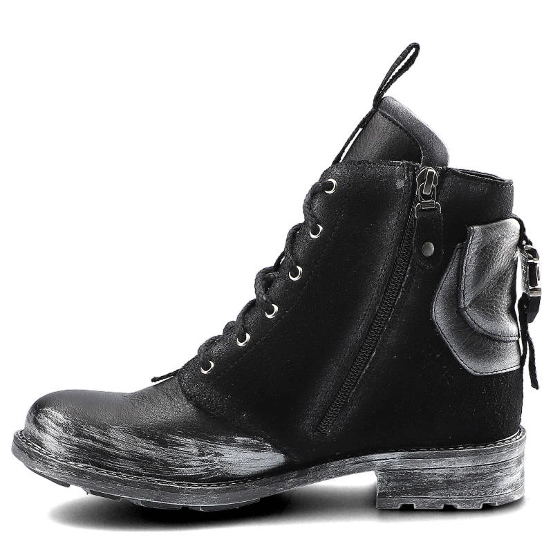 Šnúrovacie Členkové Topánky Maciejka - 04690-01/00-3 Czarny