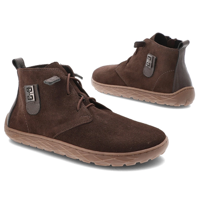 Členkové Topánky Barefoot ARMODO - 30072 W.Czekolada+V