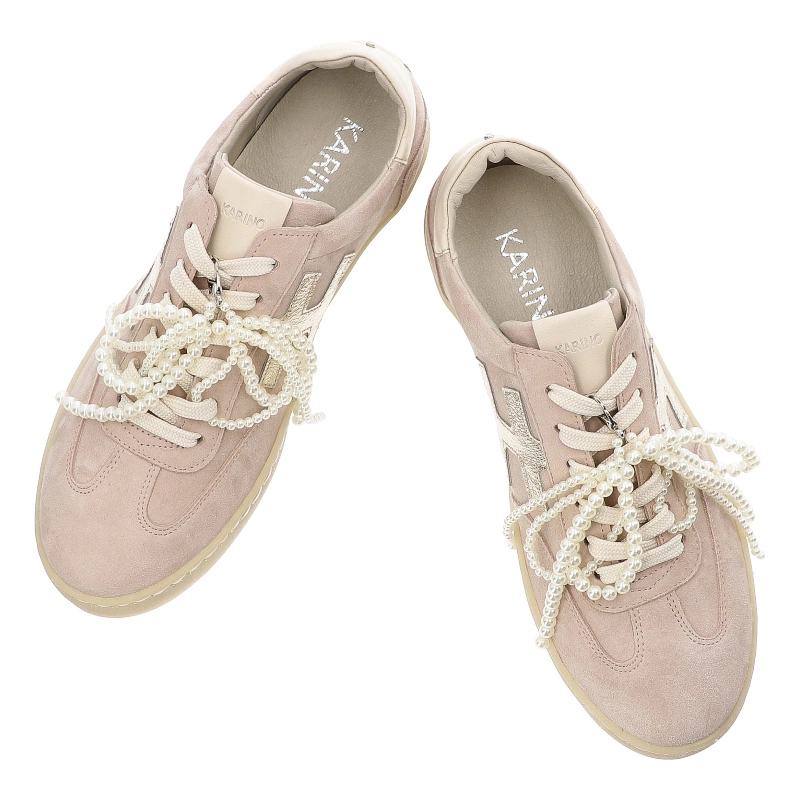 Tenisky KARINO - 5704/022-P Pudrowy Róż
