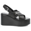 Sandále KARL LAGERFELD - KL33372 000 Black Lthr