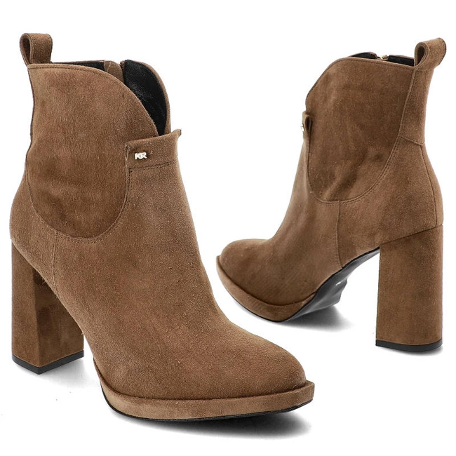 Členkové Topánky Karino - 4830/008-F J.Brąz/Lico