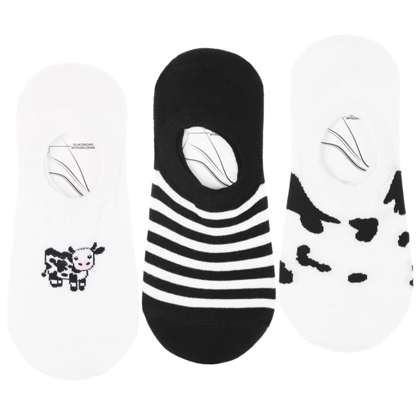 Baleríny MORAJ 3 Pary - CDB200-397 Mix Kolor