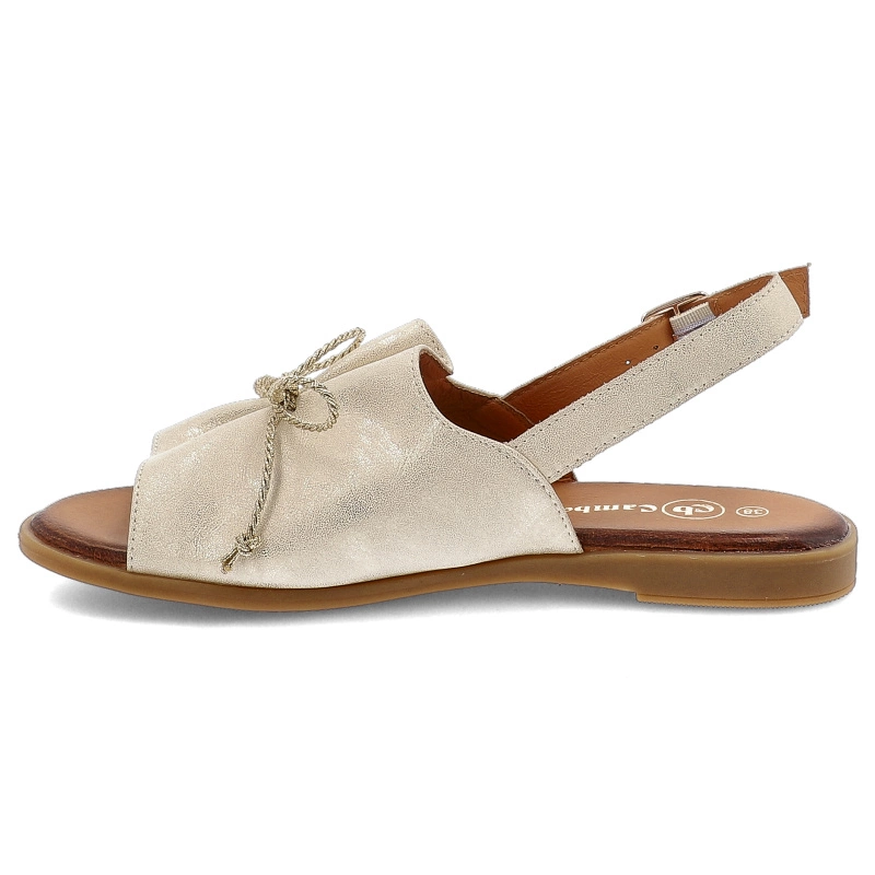 Sandále CAMBELL - 25-00657GD Złoty