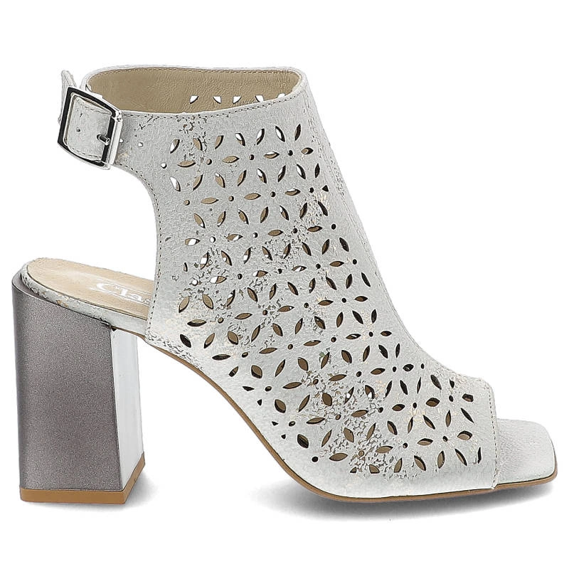 Sandále Clasicco - 2084 Biały/Złota Przecierka 1101