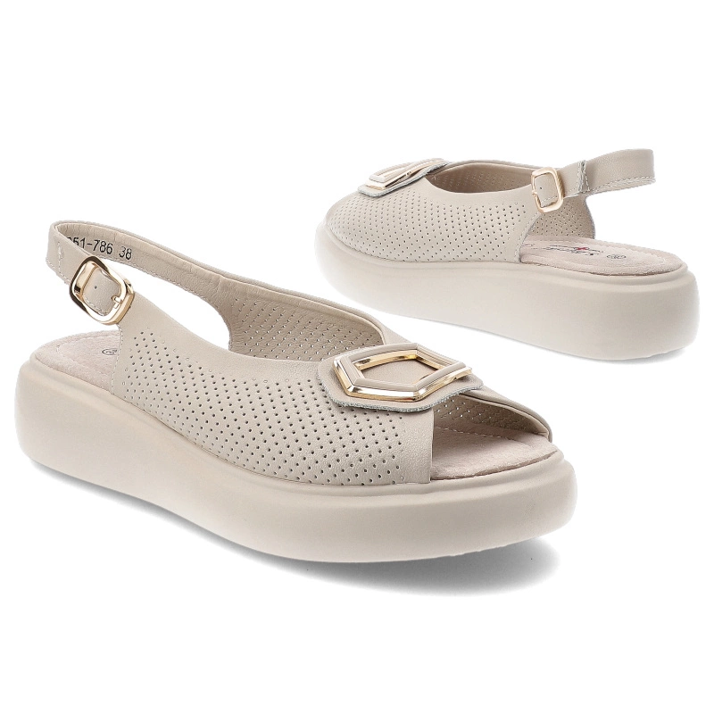 Sandále S.BARSKI - LR51-786 Beige