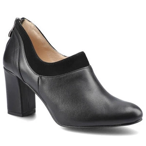 Poltopánky Damiss - DS-537/A Czarne Lico K/Czarny Zamsz