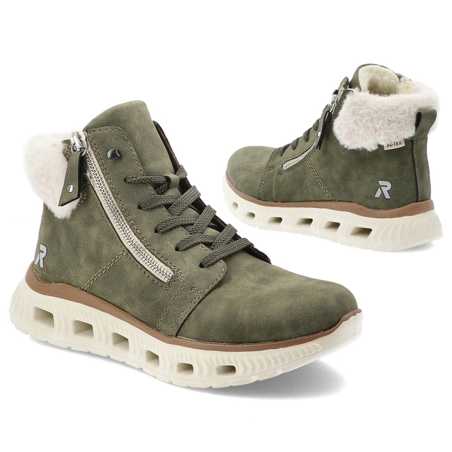 Členkové Topánky RIEKER - M6014-54 Green