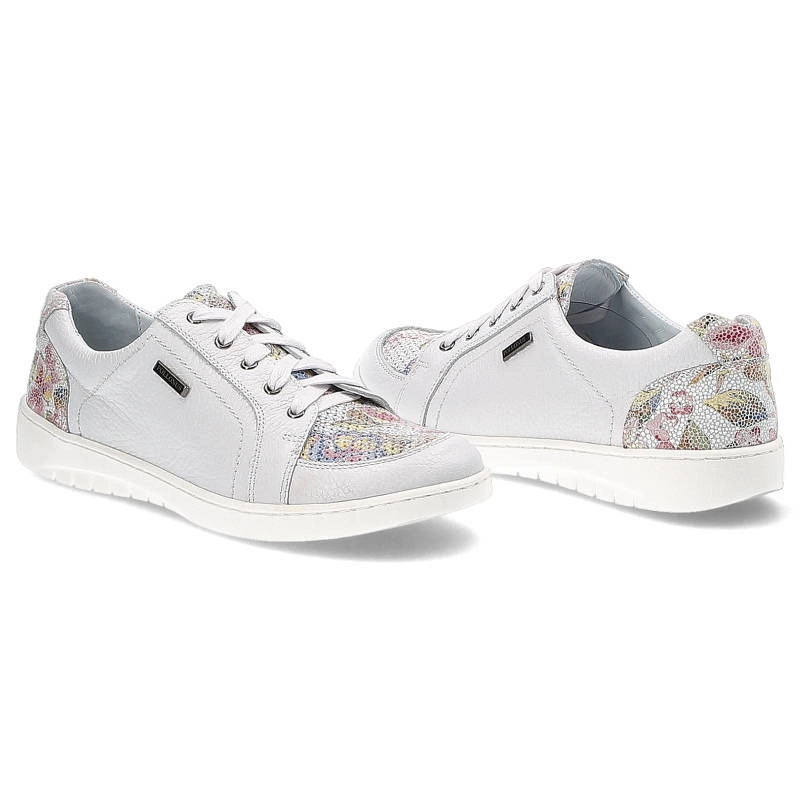 Poltopánky Pollonus - 5-1163-006 Biały Floter + Kwiaty 334