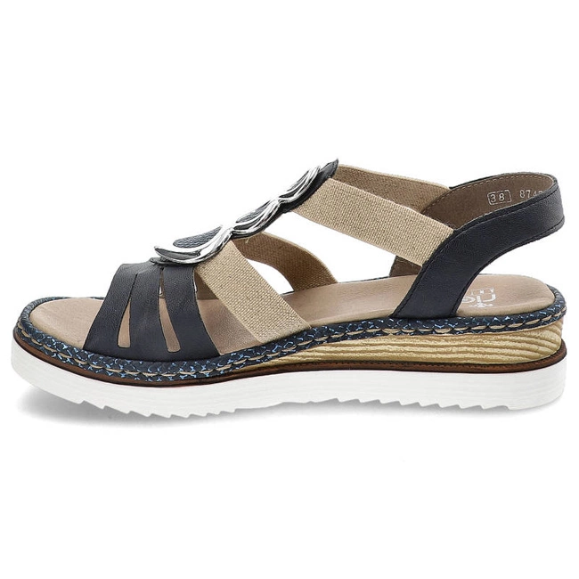 Sandále Rieker - 679L4-16 Blue