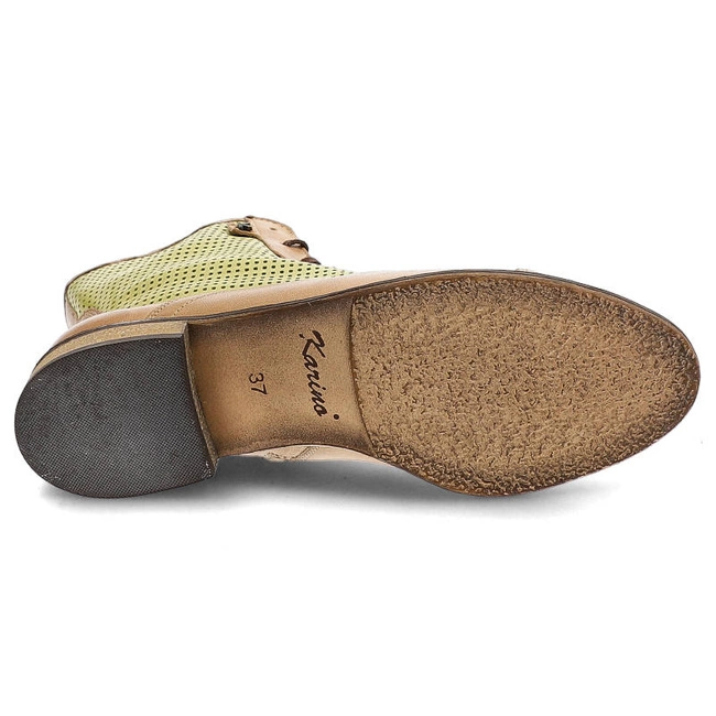 Členkové Topánky Karino - 754/064-P Beż/Zielony