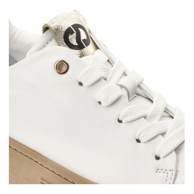 Tenisky Carinii - B10022_-L46-000-000-G73 Biały/Złoty