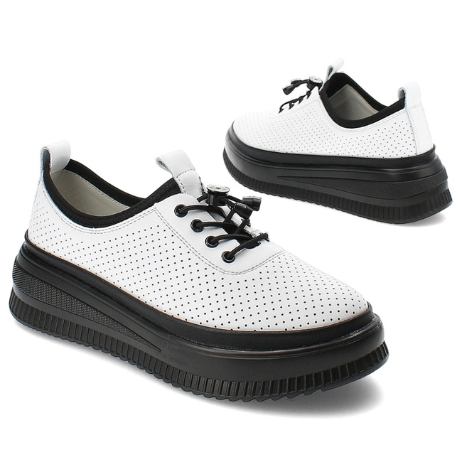 Poltopánky Artiker - 54C1581 Biały/Czarny