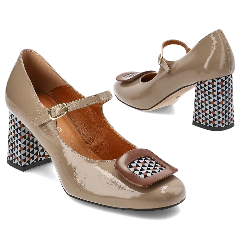 Lodičky Armodo - 2764 Beż 287/TR480