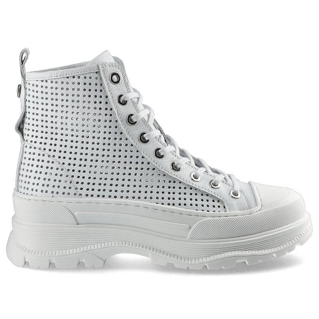 Členkové Topánky Carinii - B7318_-I81-000-000-E53 Biały