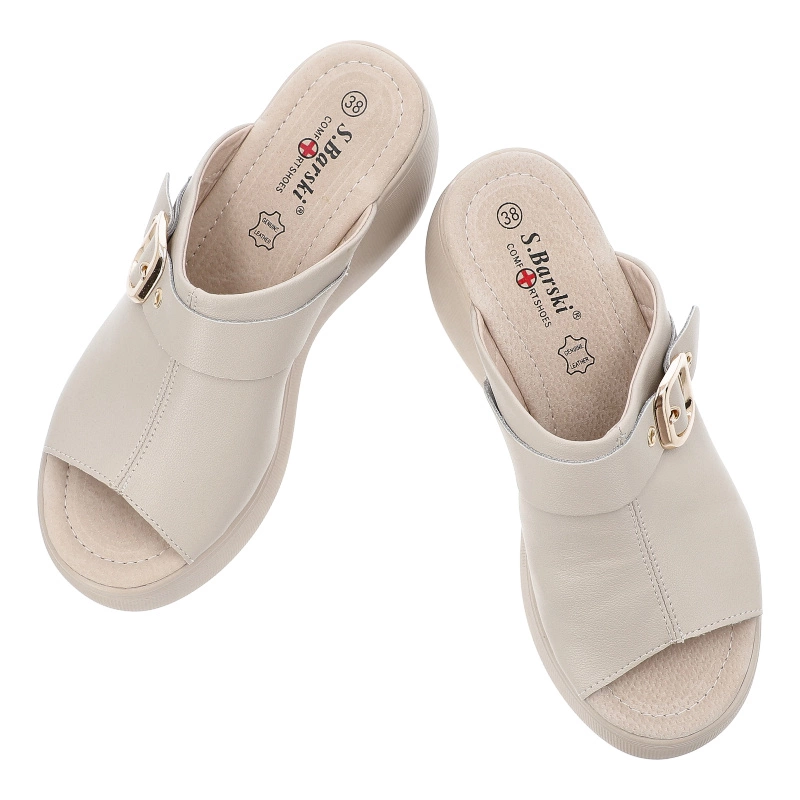 Šľapky S.BARSKI - LR51-542 Beige