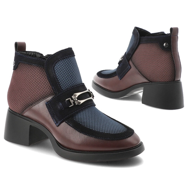 Členkové Topánky MACIEJKA - A6747-23/00-8 Bordo