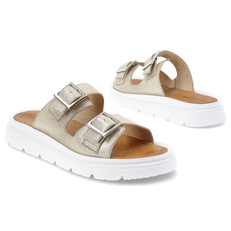 Šľapky WASAK - 0756 Złoto Prada