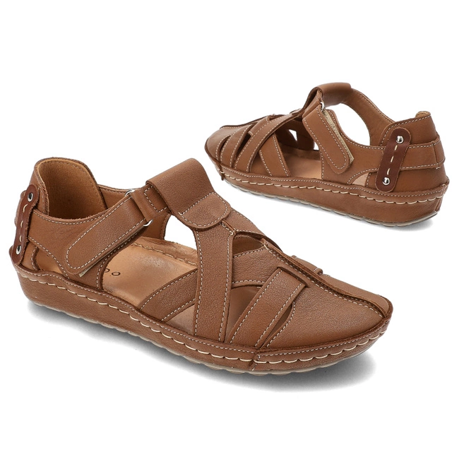 Sandále Armodo - 74 Rudy 14 Brązowe