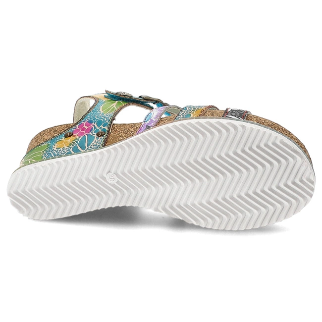 Sandále LAURA VITA - Bonito 30 AS313-30 Turquoise