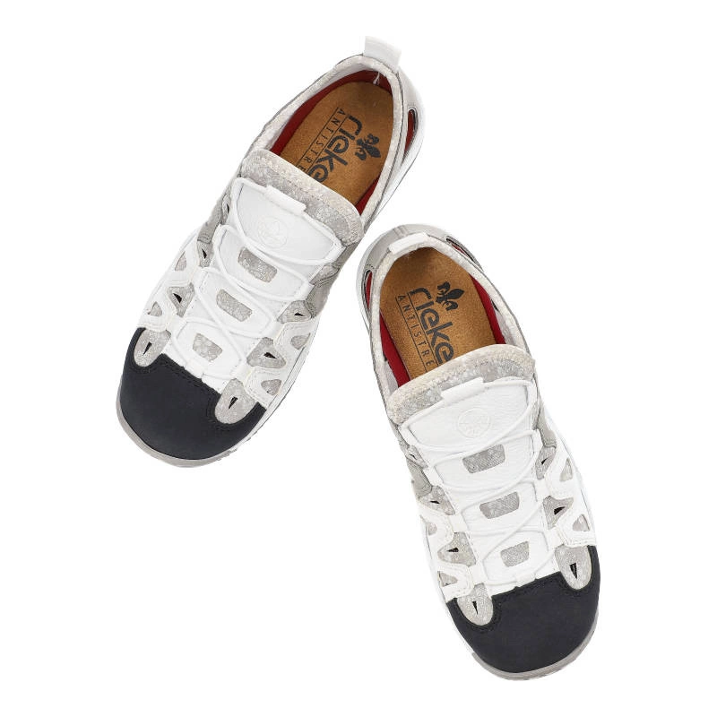 Poltopánky Rieker - L0539-80 White Combination