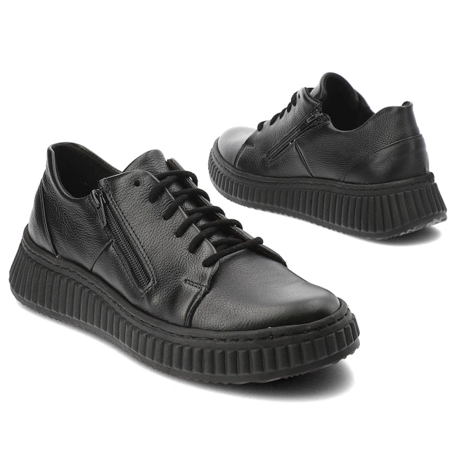 Tenisky Wasak - 602M Czarny Groszek