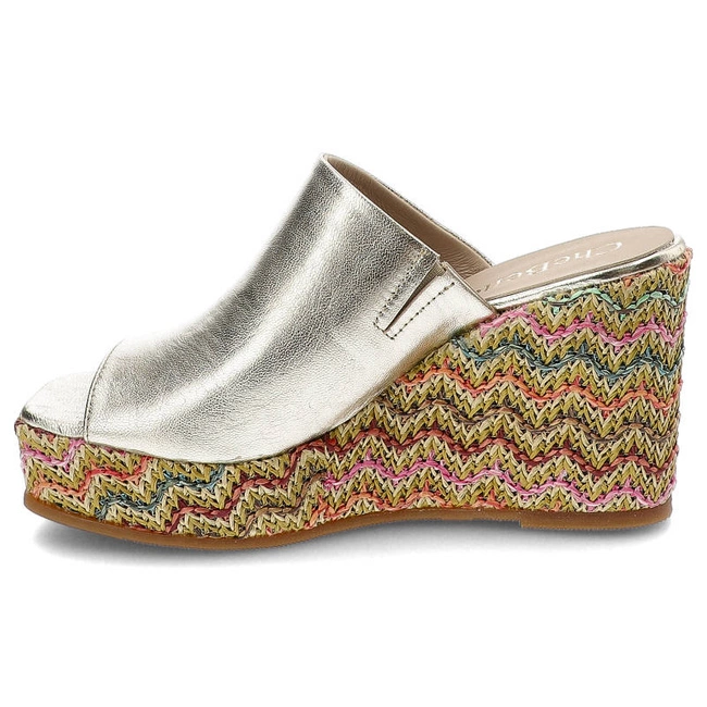 Šľapky Chebello - 4100_-454-000-PSK-S277 Złoty