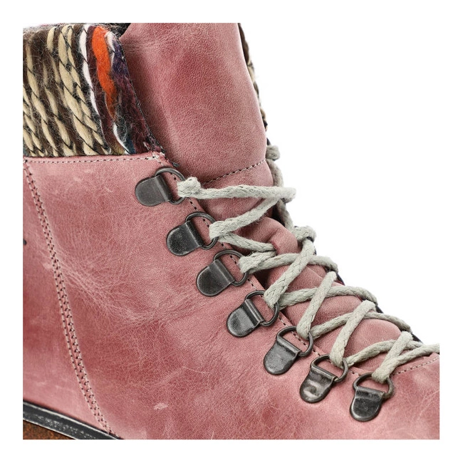 Šnúrovacie Členkové Topánky Maciejka - 03276-15/00-3 Różowy