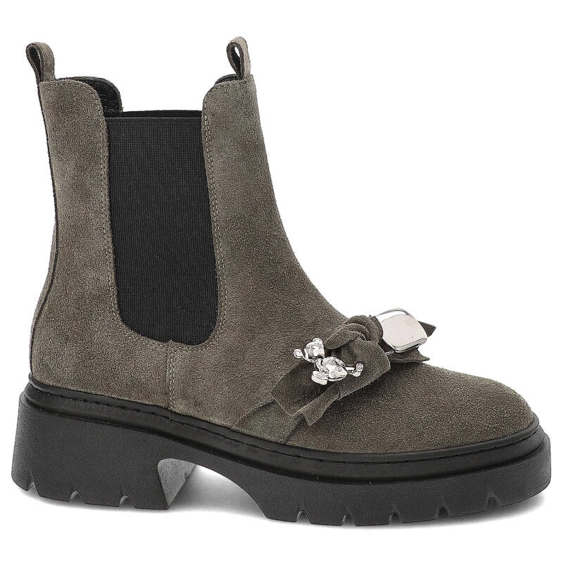 Členkové Topánky Karino - 4780/066-F Zielony/Welur