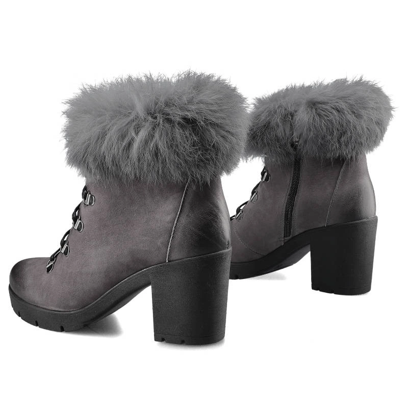 Členkové Topánky Lemar - 60178 S.Grafit/Królik