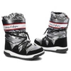 Snehule Tommy Hilfiger - T3A6-32436-1485918-Snow Boot Dark Silver 918