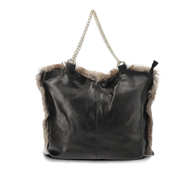 Kabelka Luka-Pelli - T30-2 Z Naturalnym Futrem Z Królika