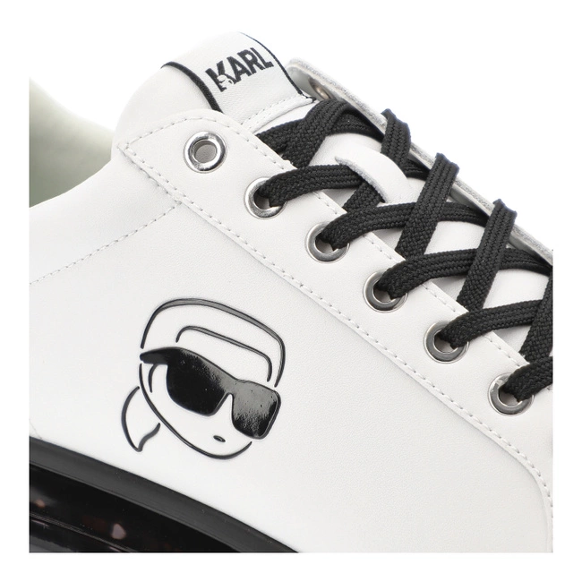 Tenisky KARL LAGERFELD - KL52630N 010 White Lthr w/Black