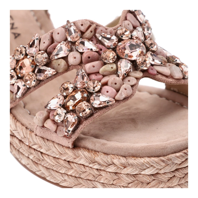 Sandále ALMA EN PENA - V251278 Suede Old Pink