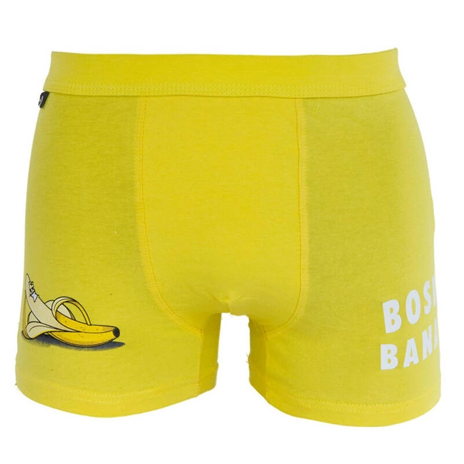 Boxerky Moraj - MBX550-378F Żółty 1 Para