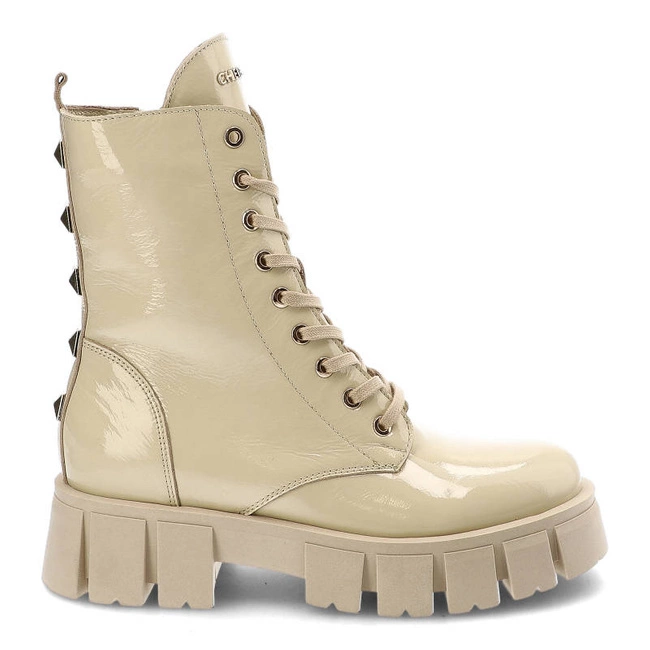 Členkové Topánky Chebello - 3043_-286-000-MIC-S217 Beżowy